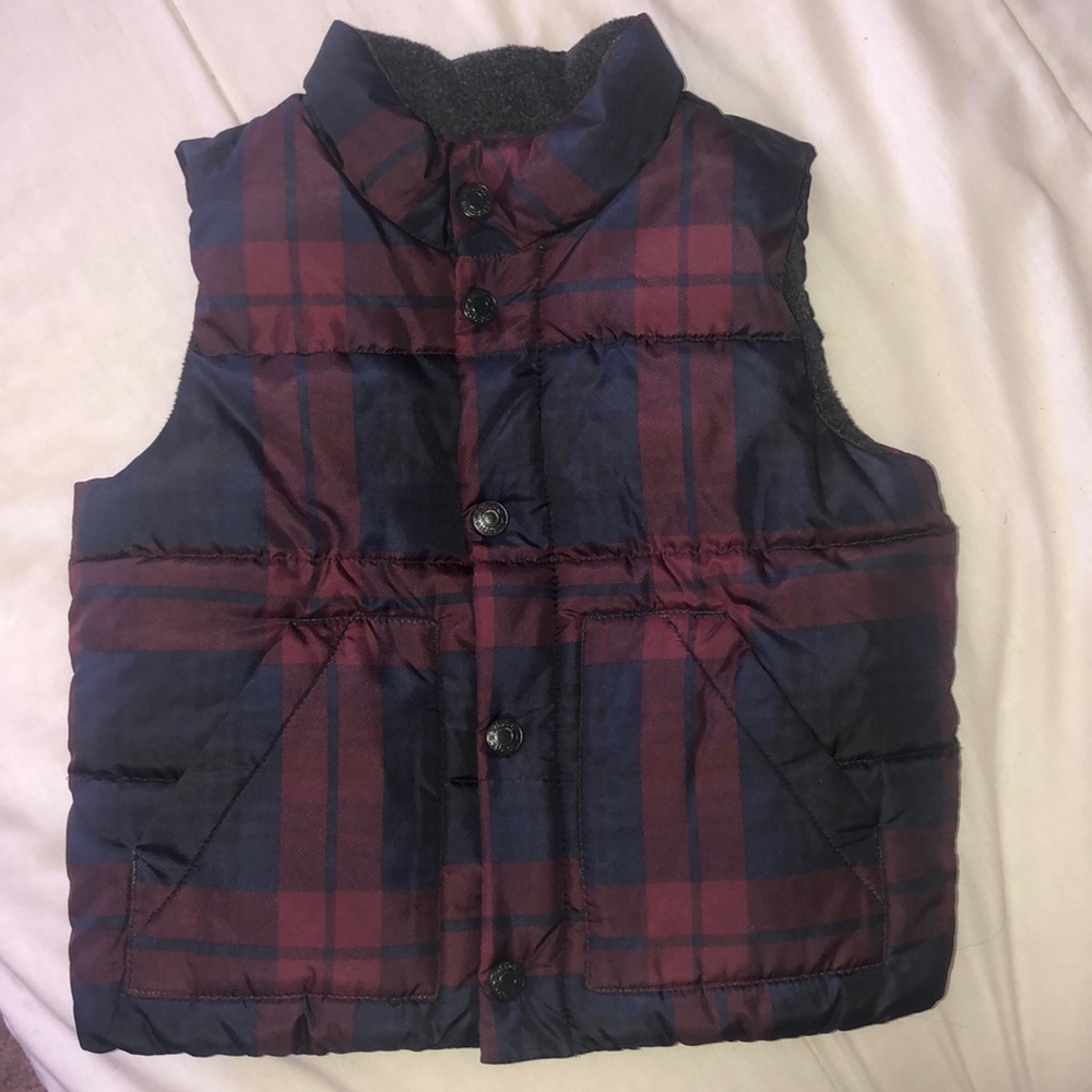 GUC Baby GAP 18-24 months plaid vest